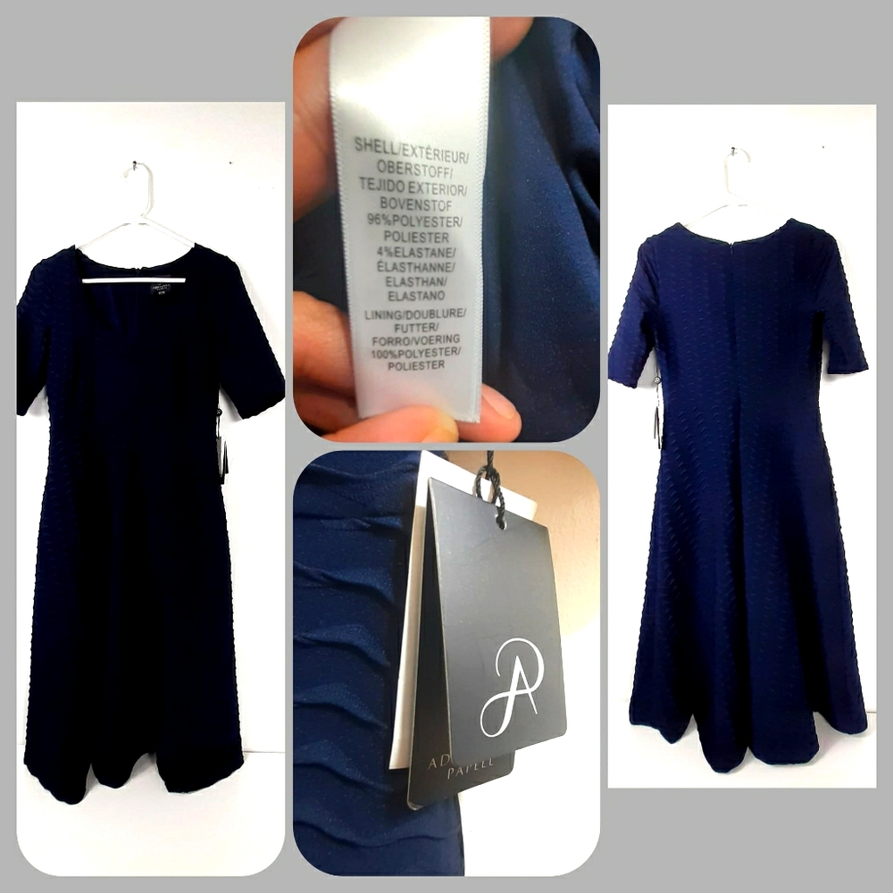 Adrianna Papell  Womens Pintucked Ruffle f/f Skirt